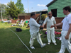 George scores a ton vs Bricklayers Arms (Ferme Park, 5 June 2016)