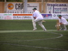 Holmes on the front foot