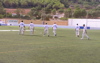 A world first as 4 Strollers batsmen walk out to the middle...