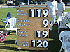 Shades of Edgbaston 2005? The scorecard following the fixture versus Armagnac-Biggorre